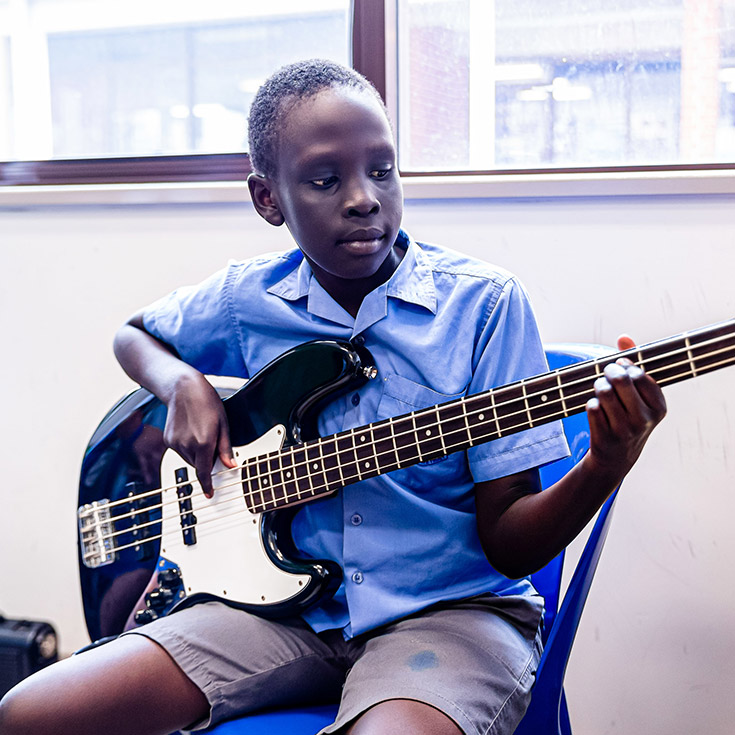 Music lessons at Sacred Heart Catholic Primary Mt Druitt