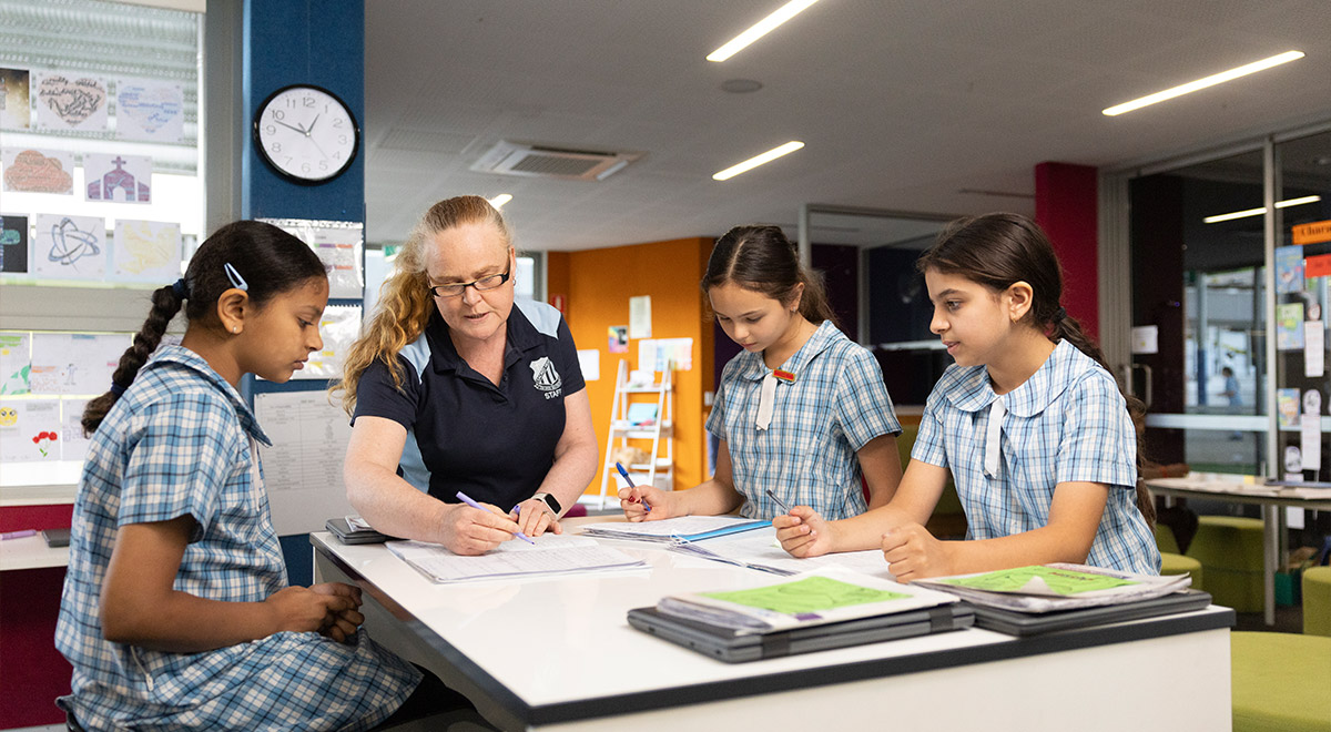 Sacred Heart Kindy student