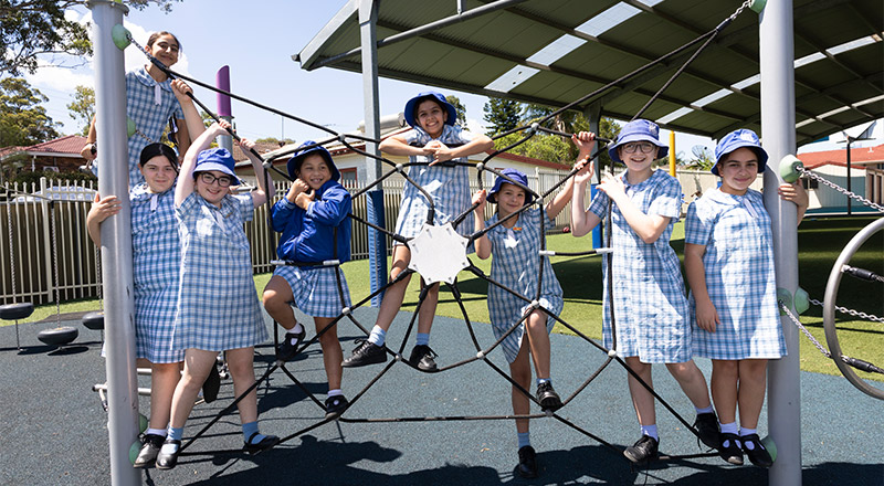 Outdoor play at Sacred Heart Mt Druitt