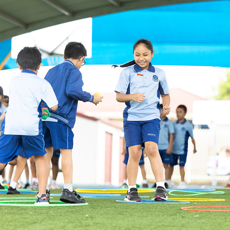 Sacred Heart Mt Druitt students in PDHPE class