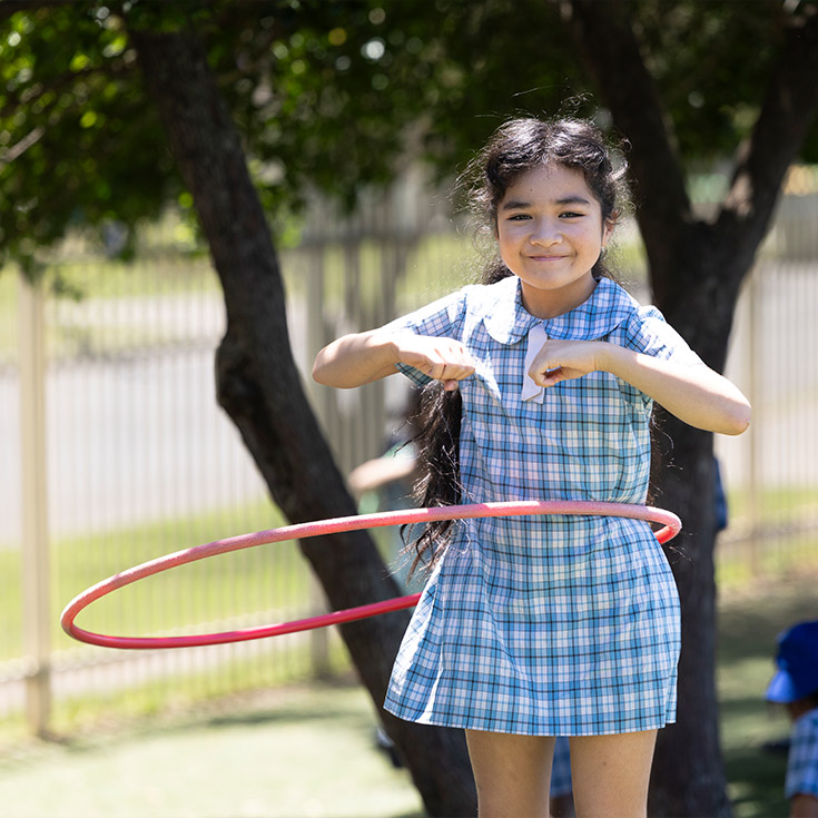 Sacred Heart Mt Druitt students playing