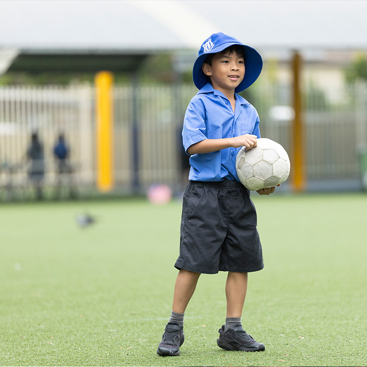 Sacred Heart Mt Druitt students playing